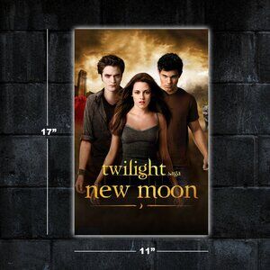 Twilight New Moon movie poster - 11x17 wall art print merch Edward Bella Jacob